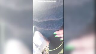 Public Mama Large Lips suck large HEAD Wang Oral Busted in the forest