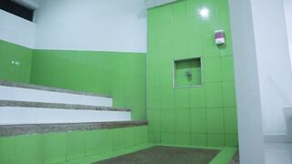 Stepmom teaches her stepson how to screw in the jacuzzi