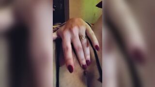 tiny cunt penetration and masturbating