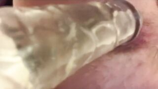 White hunk with giant sissygasm