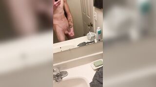 Large Schlong White Male Cums Everywhere