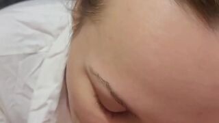 Nasty schoolgirl rides my dick then gets pounded