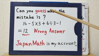 Can u guess what the mistake is.[JapanMath](ob)