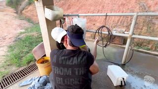 The mare got sick and the vets screw the breasty, large booty Latin chick owner until that babe squirt two calm her down