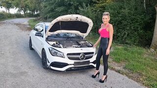 Hawt schlong lustful bitches mother I'd like to fuck cheats on her spouse with strangers in the parking lot