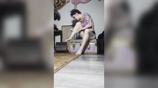 Been a week since I've showered. Going out for greater quantity walks but still depressed.