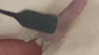 Footjob using S&M toys and punishment is hot.