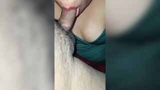 Delicioso sexo oral-job a mi esposo