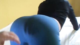 Charming Lalin girl Blondy Amateur Screw and Cum in Throat