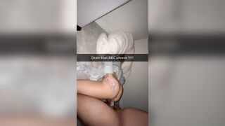 Cheating nineteen yo GF in College Dorm Sends CREAMPIED SNATCH to Boyfriend BC of PS5 games