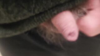 Pissing all over cheap kitchen cabinet door