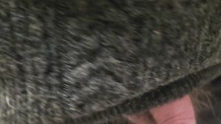 Pissing all over cheap kitchen cabinet door