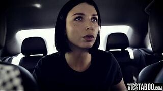 Large melons tattooed teen screws a large dong guy in her hostel in front of the warden