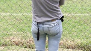 I love showing off my large booty and being touched, it excites me also much