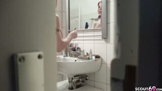 stepsister CAUGHT stepbro SNIFF HER PANTS & ASSIST TO CUM WITH MOST EXCELLENT TUGJOB