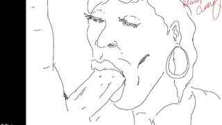 Black compilation of cock suckin cum catching hoes