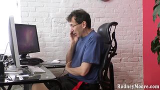 Vintage Simone Delilah shaggy gal plays with knob