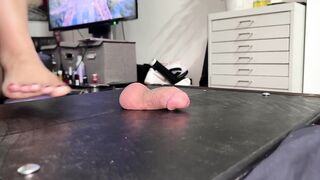 See my feet give a indeed hawt FootJob CBT Session. Pang & joy give that supplementary oohs and aahs!