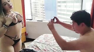 Youthful Chilean Lalin girl with an blameless face confesses that this babe's a pervert