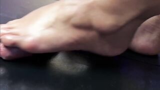 My bestie likes a nice foot job and my feet likes the feel of his knob.