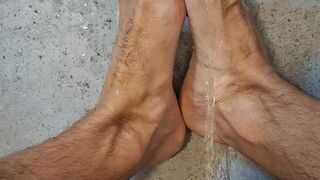 Pissing on my own feet
