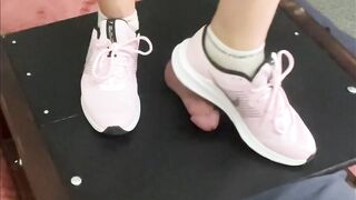 CBT in my pink Nike trainers.