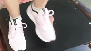 CBT in my pink Nike trainers.