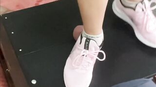 CBT in my pink Nike trainers.