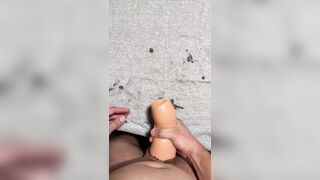 Playing with my cunt toy with bawdy talk