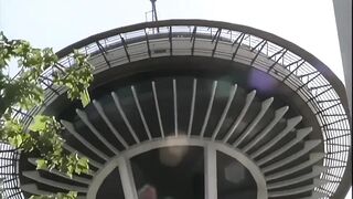 Tiny cute 90s curly gal additional bushy twat