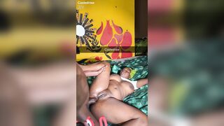 Afro : That babe takes his nasty BBC in her Anal so easily