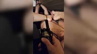 Footjob, cuz I was just up for it