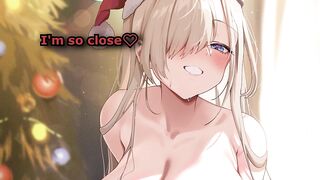 Santa's daughter makes your Christmas desires come true: Vanilla, Edging, Frenulum