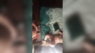 Wench recorded from the ceiling