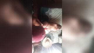 Wench recorded from the ceiling