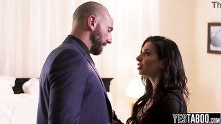 Tattooed mother I'd like to fuck abode wife gets a small hooker to ride her large dong spouse