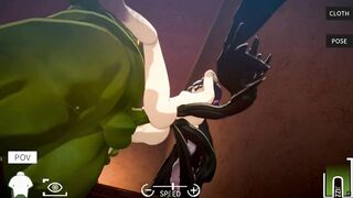 Orc Massage - Ava the Harpy Sex Scene - Manga Game CG Animation