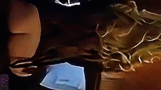 T-girl sucked ebony knob and riding her roommate
