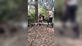 CUM WALK - I walk with a face full of cum in the street after taking 4 facials