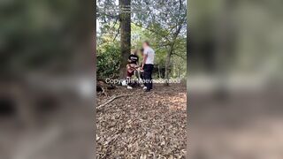 CUM WALK - I walk with a face full of cum in the street after taking 4 facials