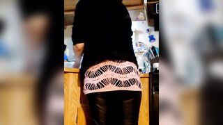 step mommys large butt doing dishes makes u hard