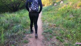 ASMR sex in nature - I met a stranger in the woods..look what that guy did to me