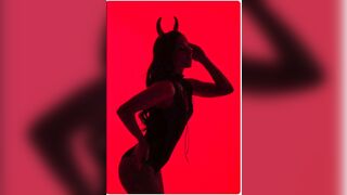 of bare ballerina's masturbation groans.