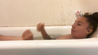 washroom solo masturbation