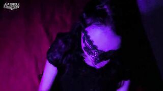 1st Time Masked Punk Small Gives Sloppy Oral with Red Lips - Amateur