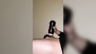 Loud groaning masturbation using prostate sex tool and flesh light (greater amount episodes on OF)