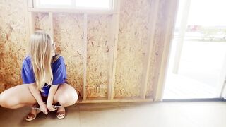Golden-haired mother I'd like to fuck with Large Titties and Glasses Enjoys Exhibitionist Masturbation and Messy Talks