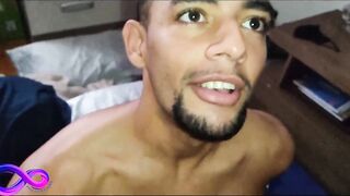 Lovely homo gives oral sex and gets his butt screwed.