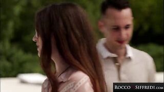 ROCCO SIFFREDI - Lengthy Haired Cutie Has All Holes Filled By Biggest Penis