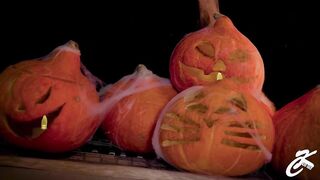 Strecthing lewd holes on Halloween Night Hardcore Compilation